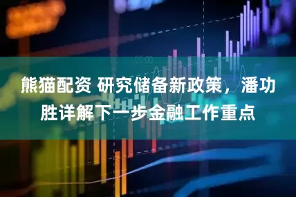 熊猫配资 研究储备新政策，潘功胜详解下一步金融工作重点